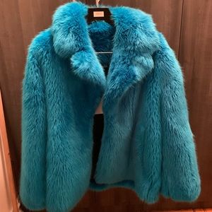 Diane von Furstenburg FAUX Fur Jacket